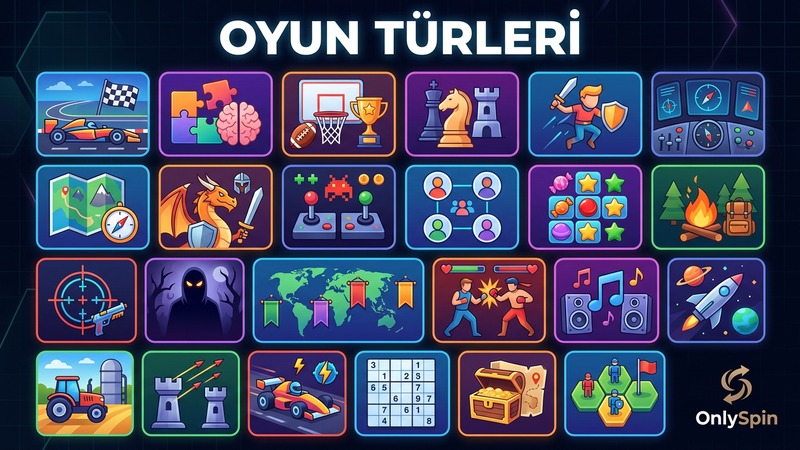 OnlySpin Oyun Türleri